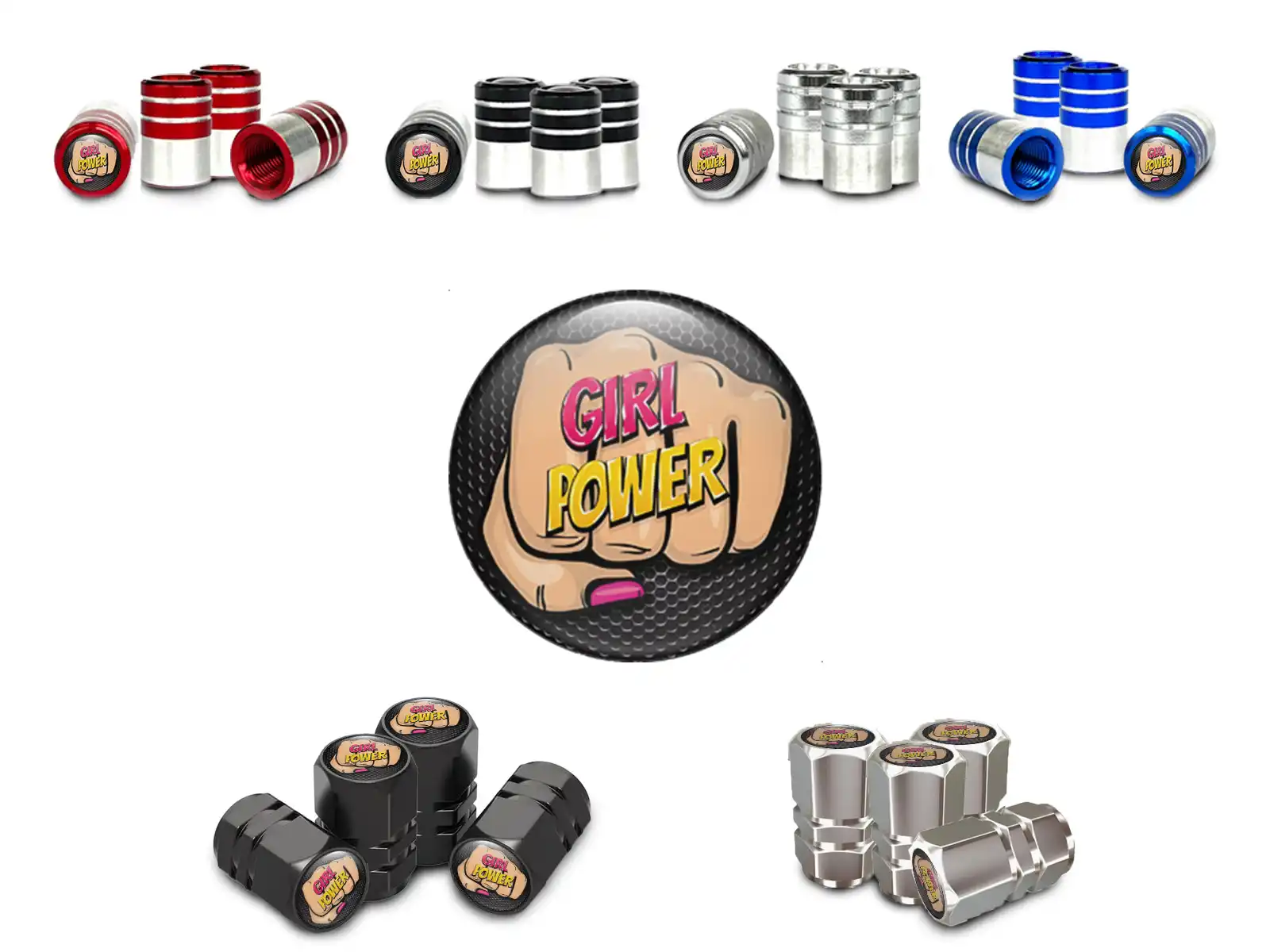 Wheels Tappi Valvola per Auto Serie Metal Rara